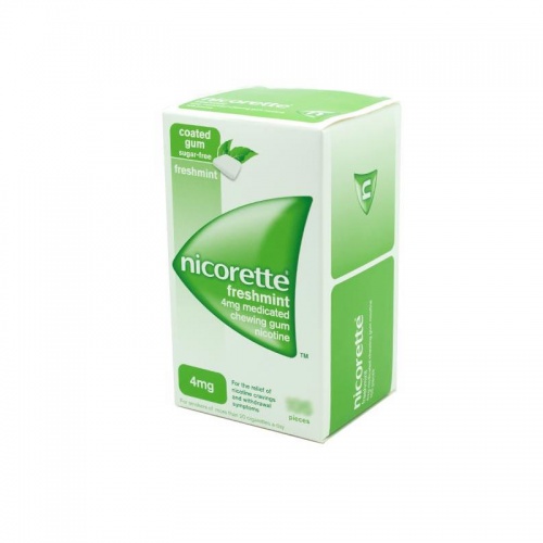 Nicorette Freshmint 4mg Sugar Free Coated Gum 105 Pieces